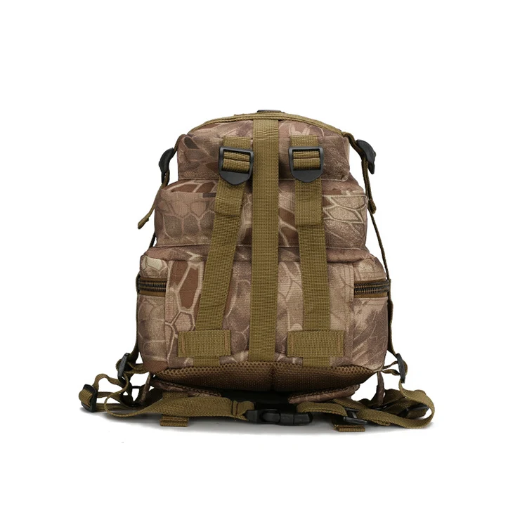 H228 Custom Logo Wholesale Bolsos 600D 25L Large Capacity 3P Tactical Backpack For Men Hiking Camping Bags With Molle System