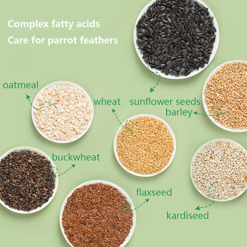Pet Supplies OEM Custom Bird Food 1LB 2LB 3LB 4LB 5LB 10LB 500 Gram 1KG 2KG 3KG 4KG 5KG 10KG 1 2 3 4 5 10 Pounds Kilograms Ton