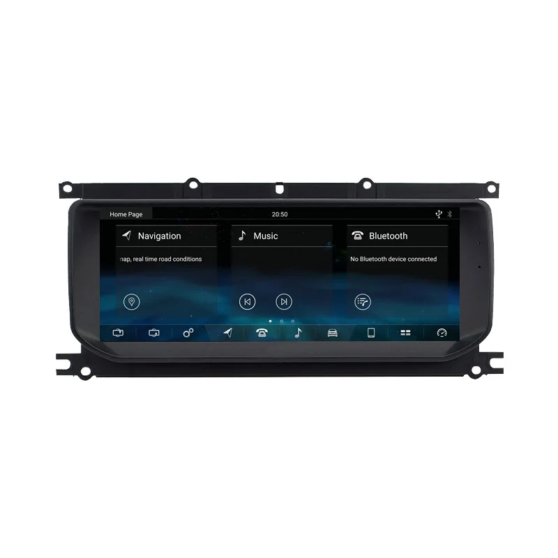 Автомобильный мультимедийный плеер с 8 + 256 Android 13 для Land Rover Evoque L551 L538 2012 - 2019 автомобильный радиоприемник 10 25 дюймов Gps стерео Carplay