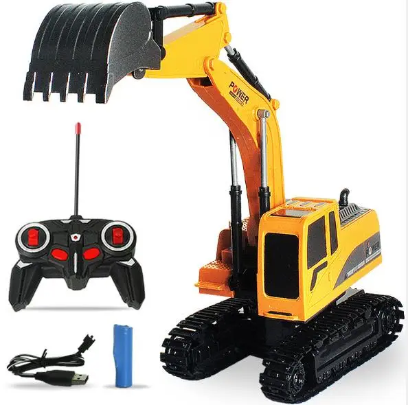 New arrival RC Simulation Truck Construction Toys Remote Control Excavator