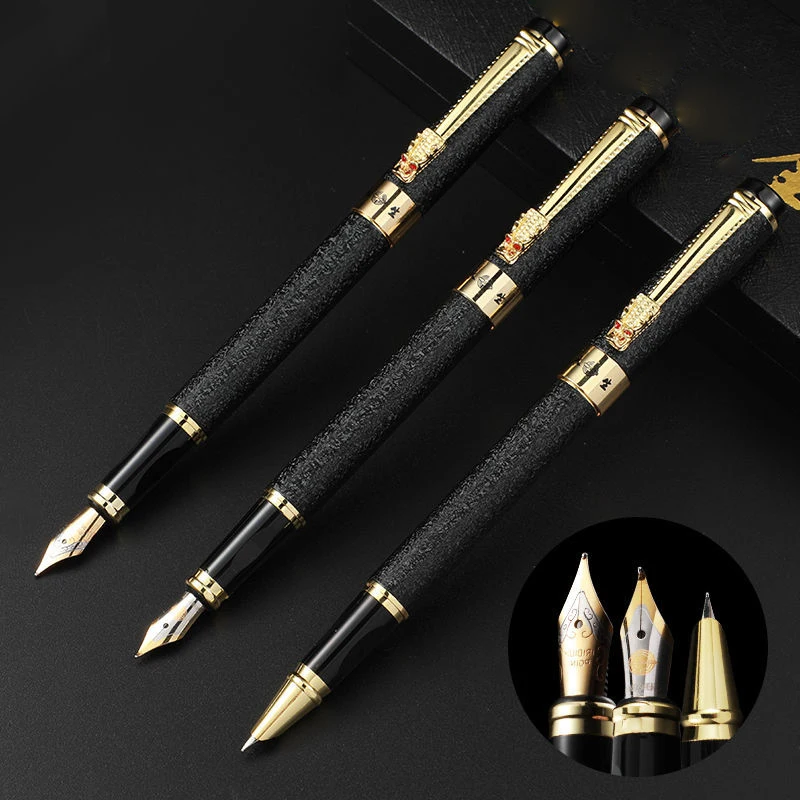 SY125 Dark Blue Color High Quality Brass Fountain Pen with Removable Converter Sailor Fountain Pen