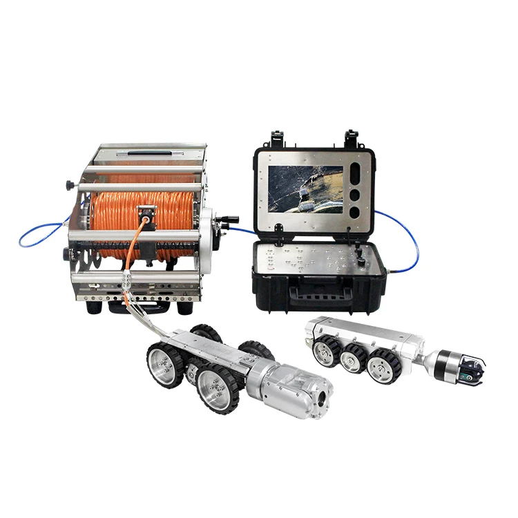 Jiutai CCTV Sewer Drain Pipe Video Inspection System ROV Crawler Robot Camera