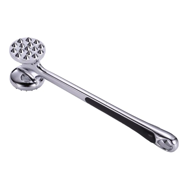 
Amazon Hot Selling Creative Kitchen Gadget Food Grade Durable Dual-Sided Stainless Steel Meat Tenderizer Hammer for Cooking 