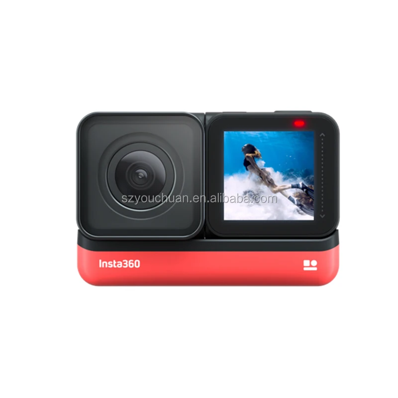 
 Экшн-камера Insta360 ONE R 5,7 K 360 4K широкоугольная видеокамера невидимая селфи-палка чехол сумка аксессуары insta 360 one r  