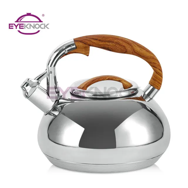 3 Litre Stovetop Induction bakelite handle 201 Stainless steel non electric whistling tea kettle