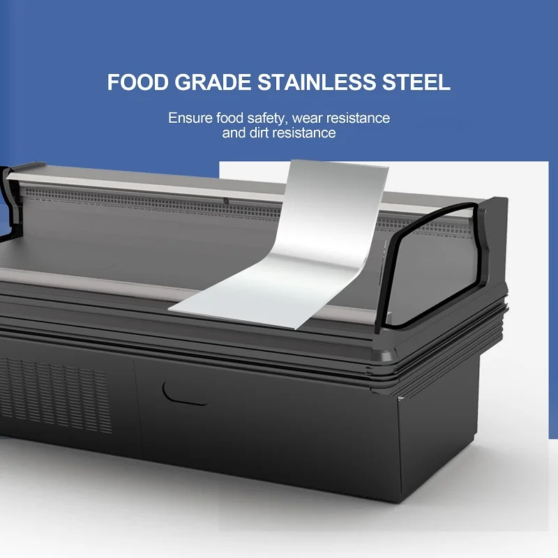 Butcher Meat Shop Refrigeration Equipment Supermarket Delicatessen Display Refrigerator Meat Cooler