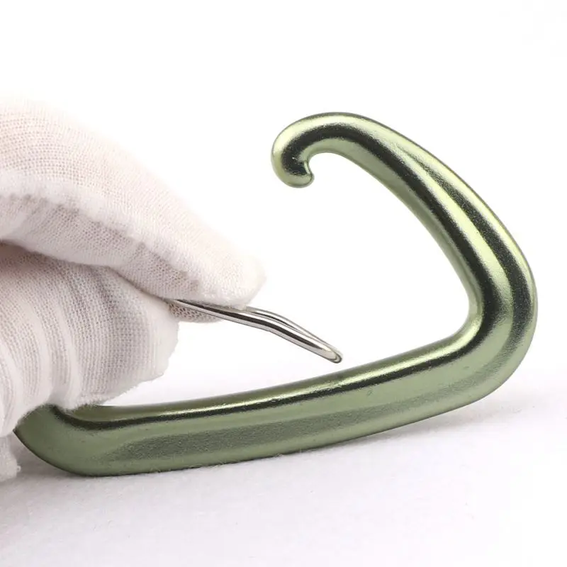 5KN 7075 Aluminum Hammock Locking Carabiner, Personalized Engraved Wholesale Rock Climbing Carabiner
