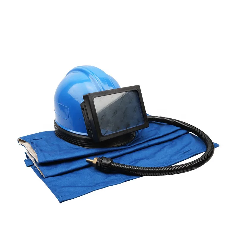 High stability professional custom wholesale Sandblasting Safety Helmet