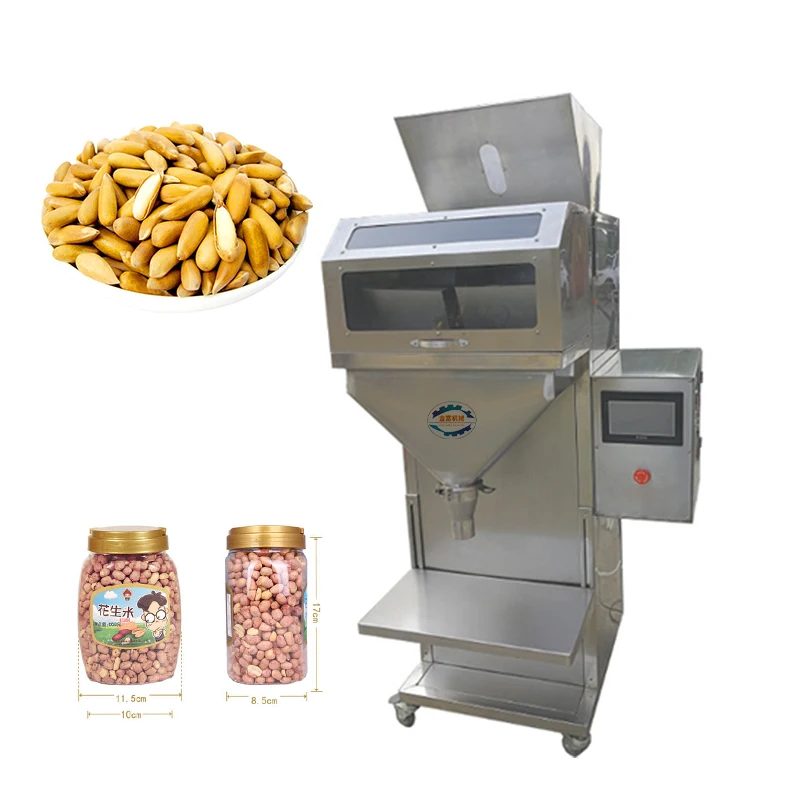 Semi-auto Peanuts Melon Seeds Granule Filling Machine,Semi-automatic Weighing Filling Machine
