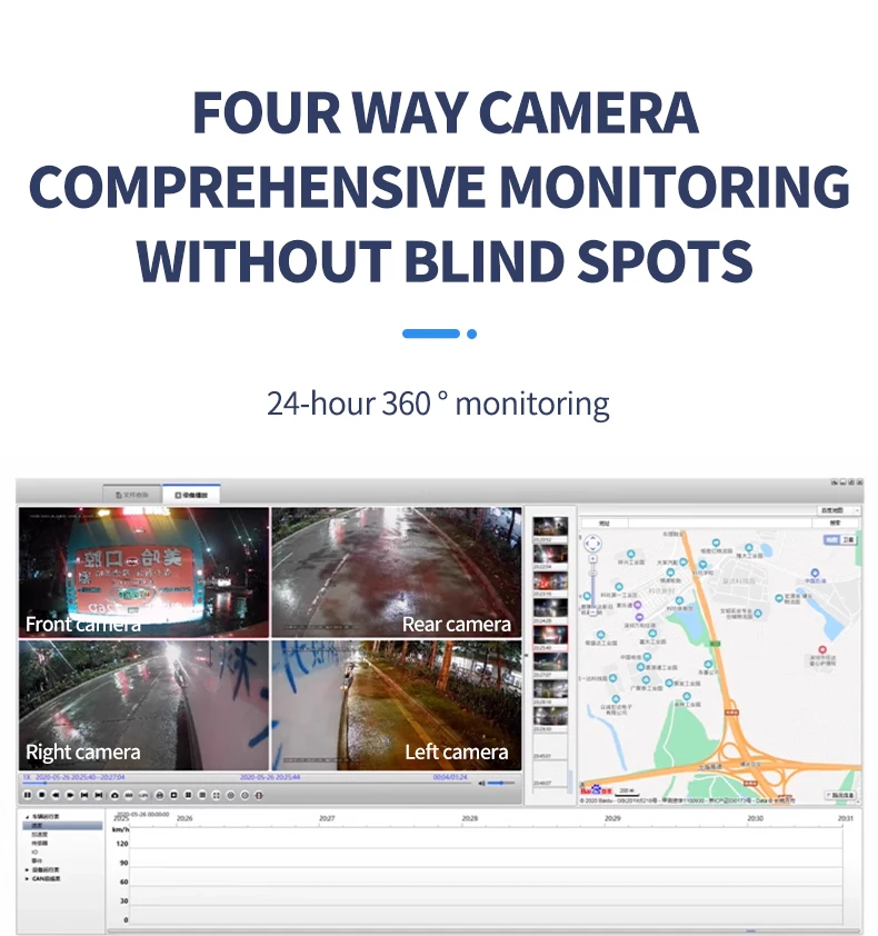 4G Mobile MDVR 8 Channel Car Vehicle 720/1080P HD Color Black Camera Lens SD Card Truck School Bus Car MDVR Dashcam