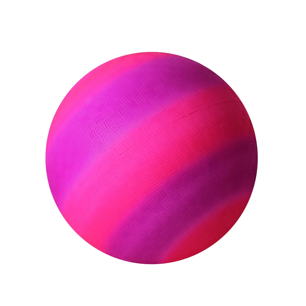 Custom PVC Playground Sports Toy Colorful Rainbow Balls for Kids