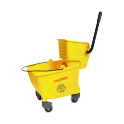 Custom 32L Hotel Cleaning House Keeping Hand Pull Small Single Mop Wringer Trolley