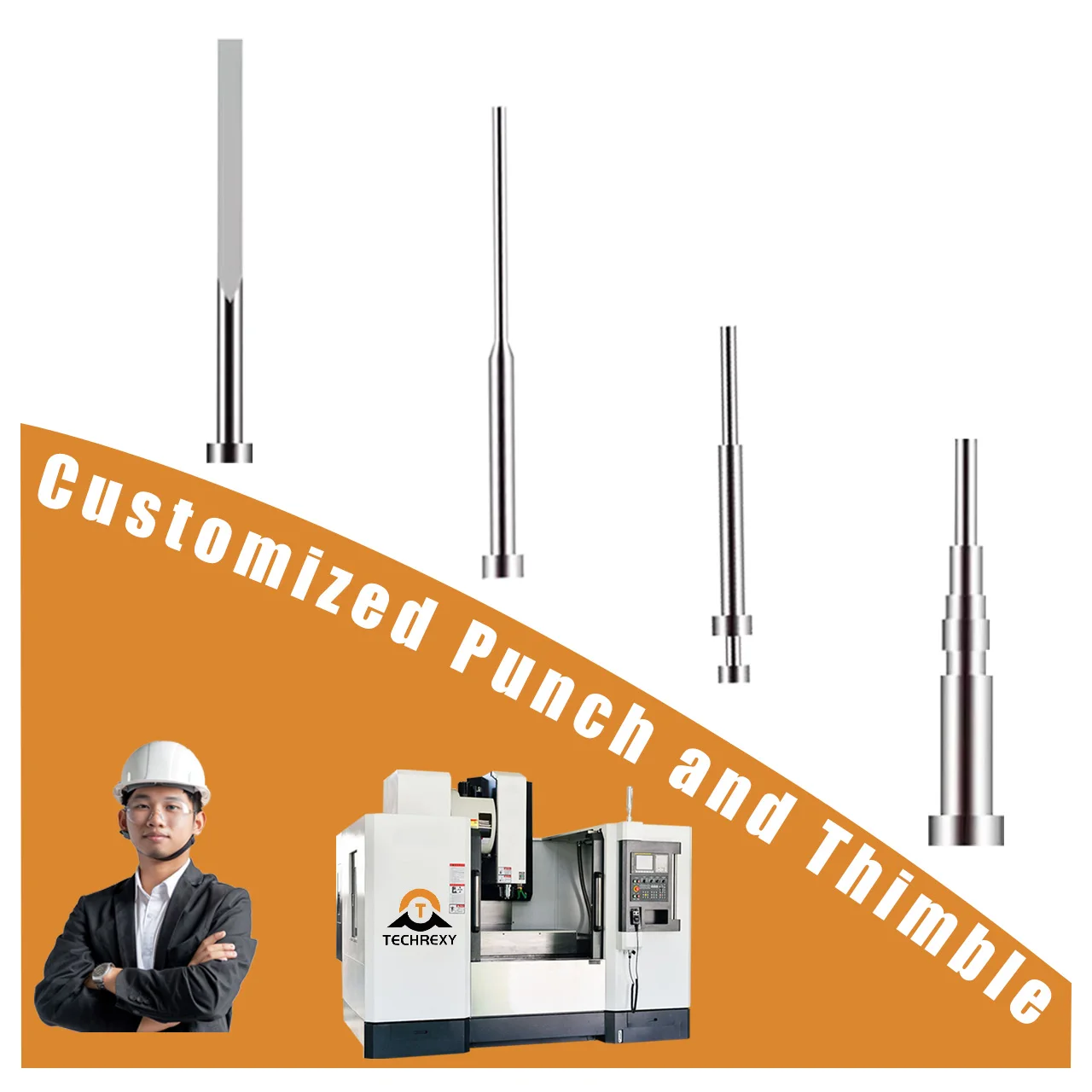High quality tungsten carbide powder matrix punch and die