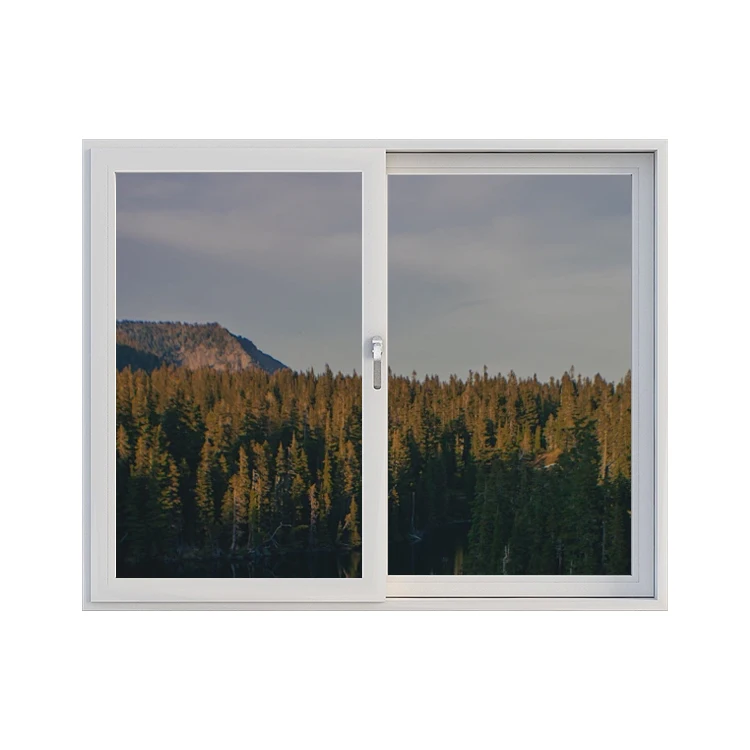 Residential pvc waterproof sound insulation sliding window double glazing can be customized