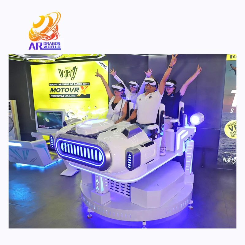 9D VR Virtual Reality Simulator 360 Degree Rotating Flight Submarine Easy Operation Indoor Flying & Driving Made of Steel & PC