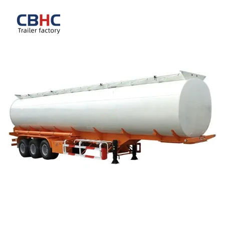 CBHC Brand  Low Price 3 Axles 40000 45000 liters Carbon Steel Aluminum Diesel Tank Fuel Tanker Semi Trailer For Sale