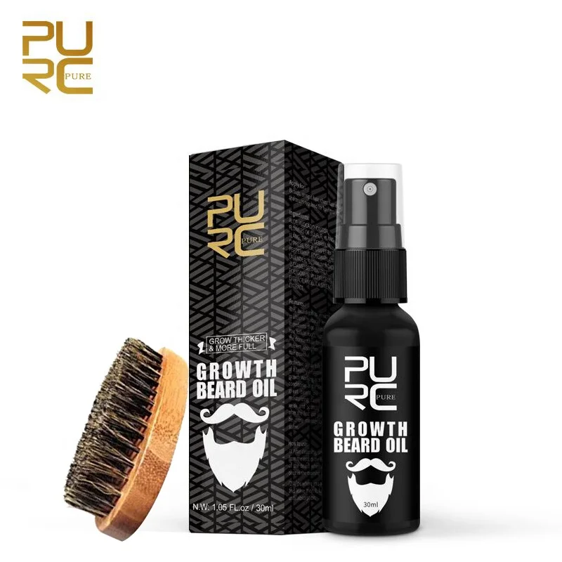 Custom Beard Oil Growth Private Label  Beard Brush