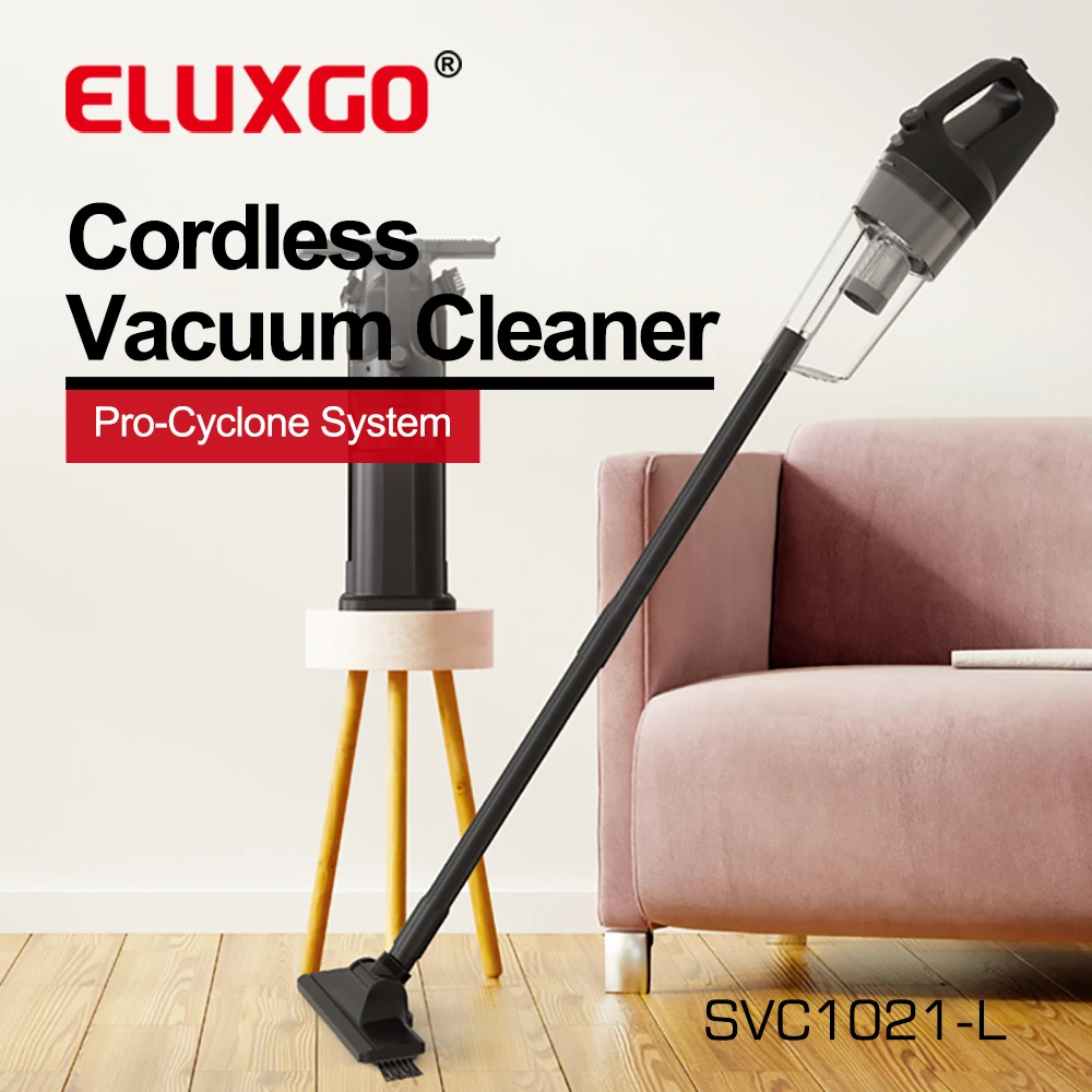 ELUXGO Wireless cyclone handheld cordless vacuum cleaner rechargeable with SVC1021-L