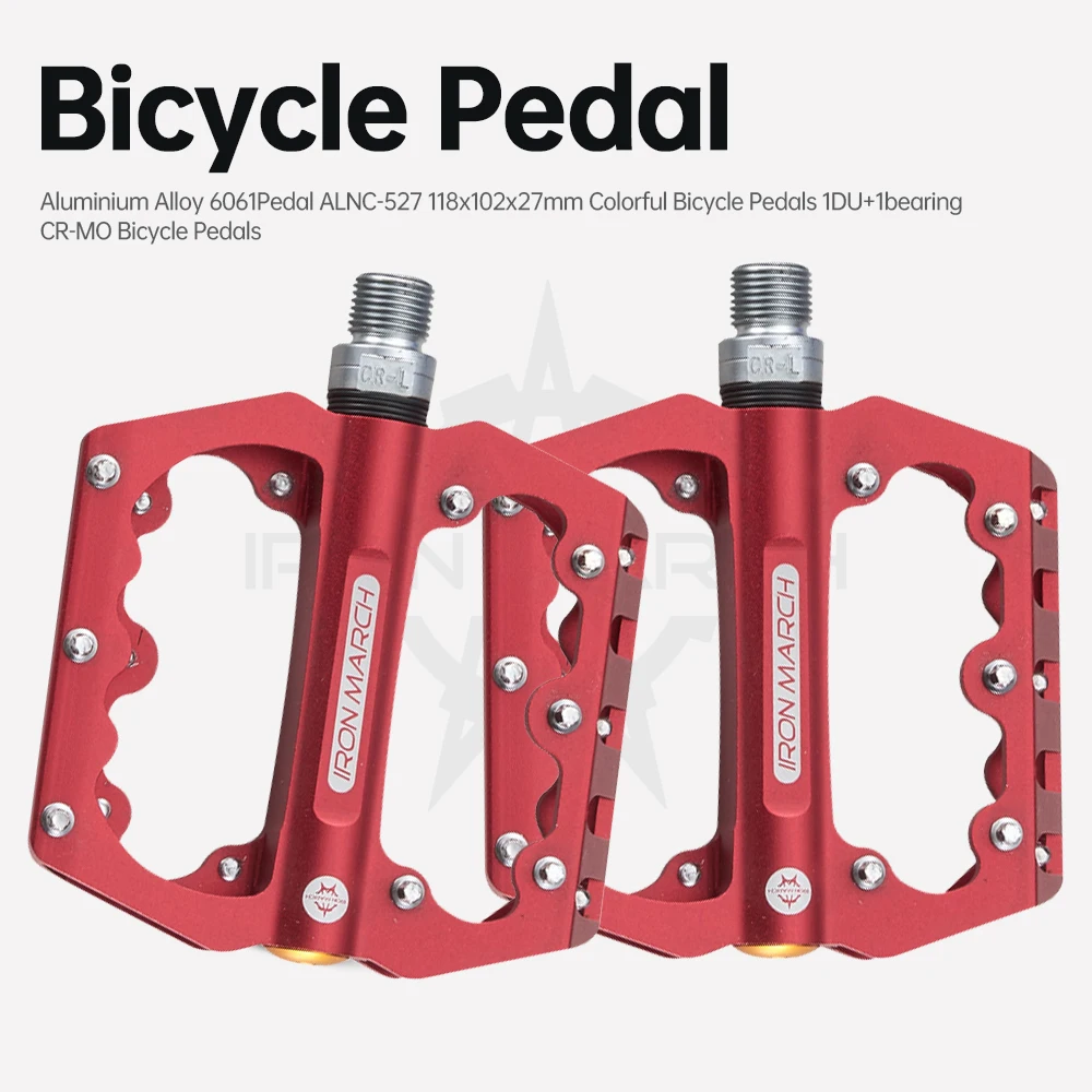 Durable Bike Pedal ALNC-527 CNC carved Road / BMX / MTB / E-Bike Bicycle Spare Part Pedal Mountain Bikes Bmx Road Pedals