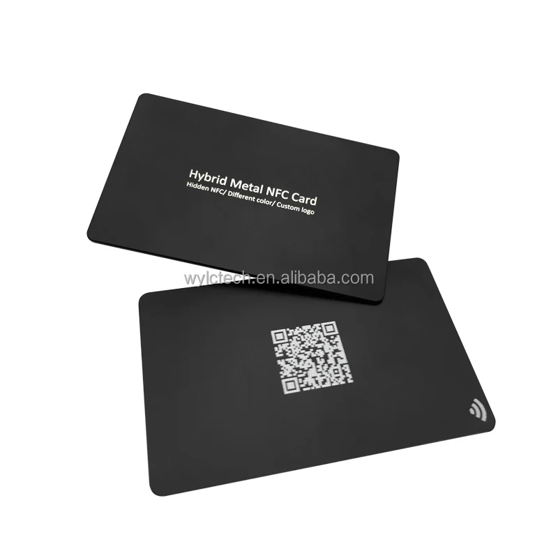 Лазерная гравировка на заказ Smart ID RFID NFC металлическая визитная карточка 888