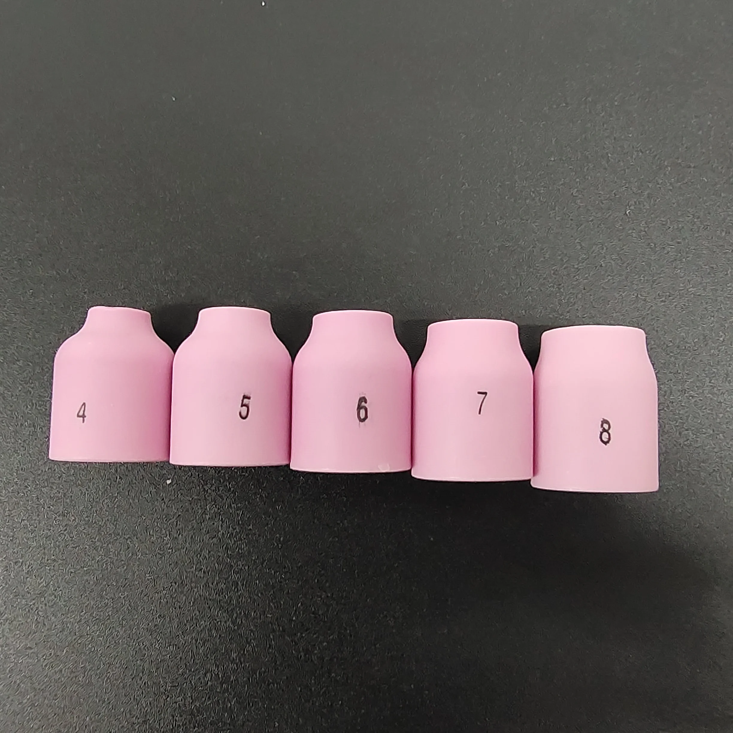Alumina Nozzle Collet Body Electrode Insulator TIG Welding Torch Consumables Kit for WP-17/18/26 53N 18pcs