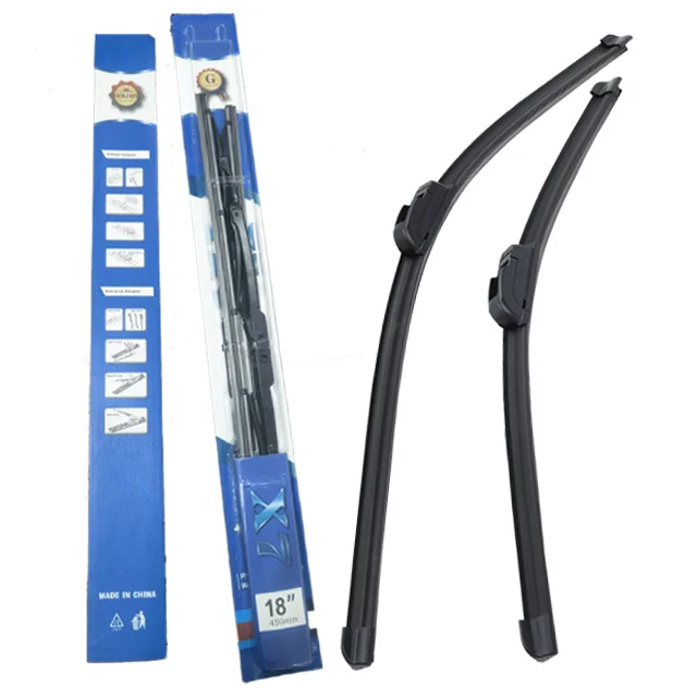 Wholesale Car Windshield Wiper Blades 14 to 26 Frameless Bracketless Car Wipers U Type Universal Soft Rubber