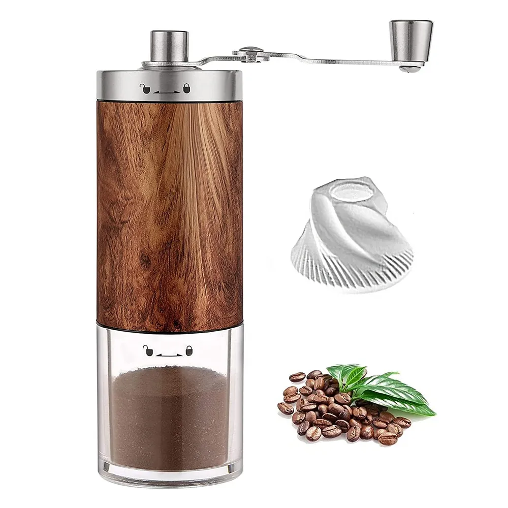 Portable Manual Hand Coffee Grinder with Adjustable Settings