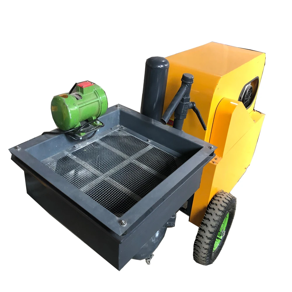 Waterproof And Fireproof Paint Pouring Machine Strong Power Spray Uniform Putty Gypsum Automatic Spraying Machine