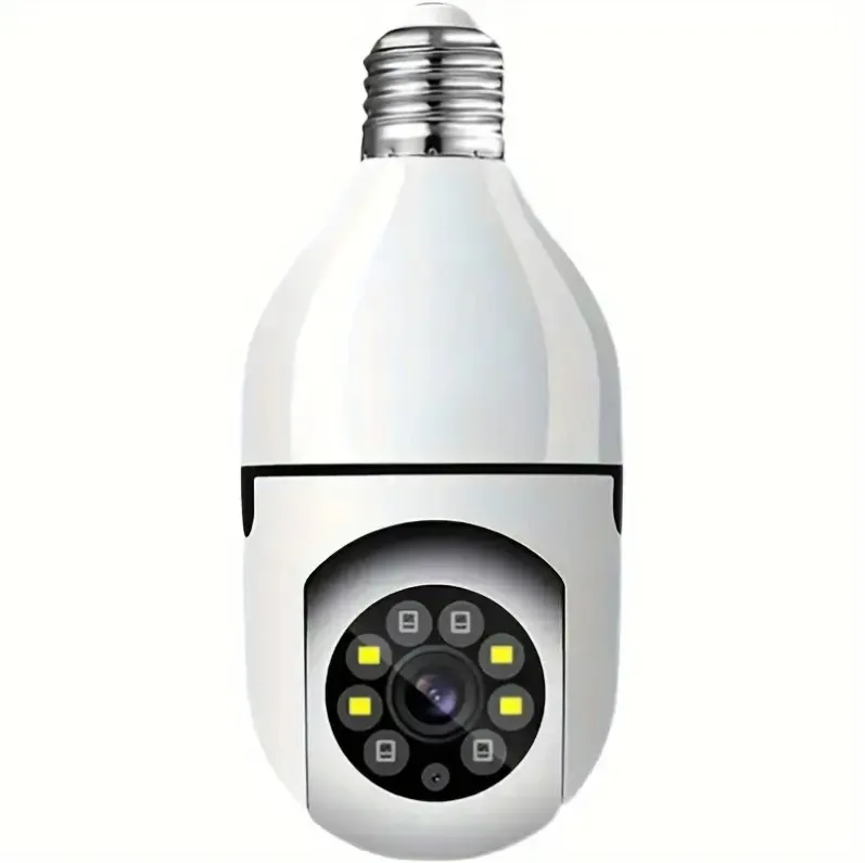 E27 night vision wireless light bulb camera 360 cctv hidden 5G /2.4G wi fi mini ip security digital camera