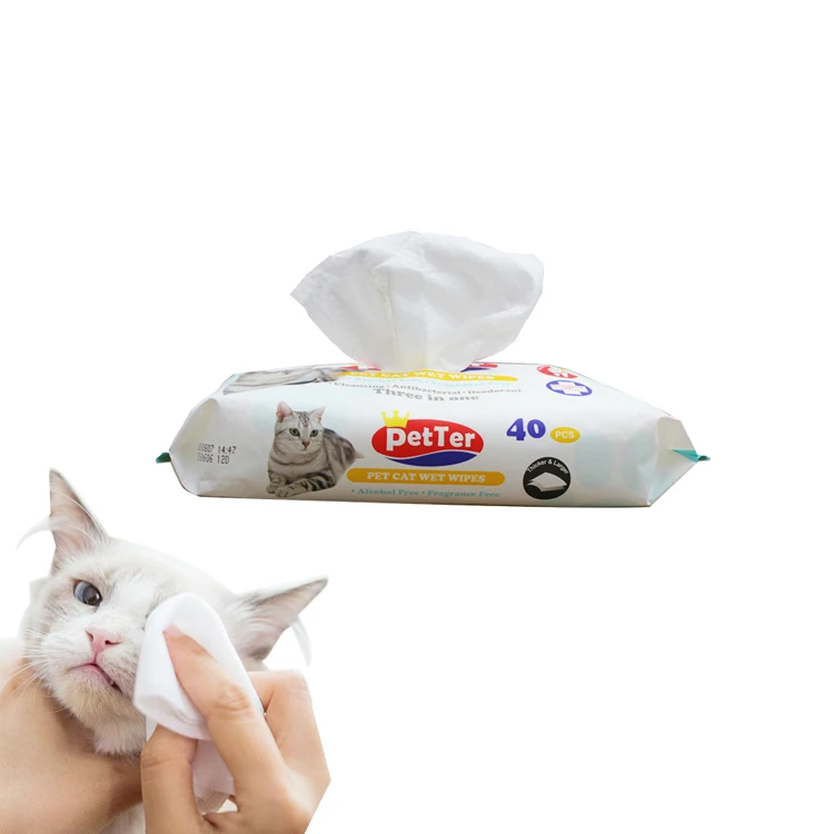 Natte Doekjes Sterilize Islak Mendil Cat Puppy Paw Wipes