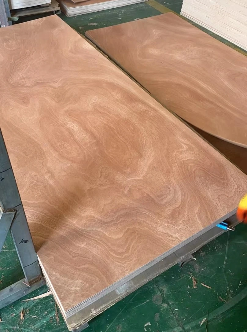2.7mm 3mm 3.6mm 4mm 4.7mm 5mm 5.2mm Fancy Bintangor/Okoume Cheap Door Skin Plywood ForaKing Linyi factory
