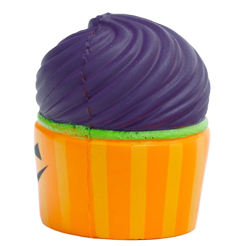 decoration hot sale new design PU squishy toys customized soft pu foam slow rising Halloween festival gifts pumpkin