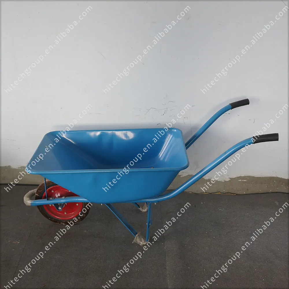 Strong strength civil Metal Wheel barrow for Indonesia artco wheel barrow with hard solid wheel WB6500