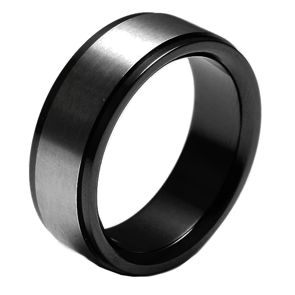 Two tone zirconium wedding bands jewelry rings