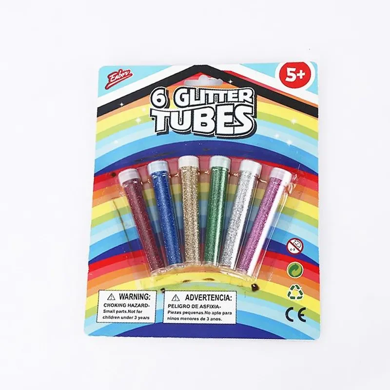 Food Grade Safe Kids Craft 20x16cm Environmental Glitter Glue Non-toxic Glitter Glue For Kids