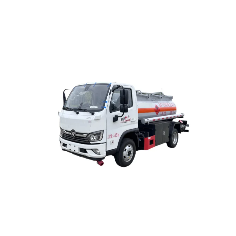 Factory direct sales, sturdy and durable, high-quality 2.3 cubic meter Foton Aoling fuel truck export