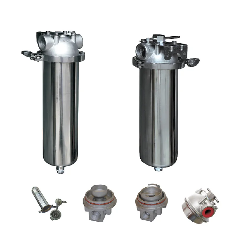 5 inch Industrial use high pressure Stainless Steel 304 housing water Pre filter Liquid treatment system water prefilter