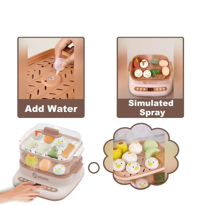Hot Selling Single Deck Grill Toys Cooking Items Households Products Set Kids Toy Kitchen Toys For Kids