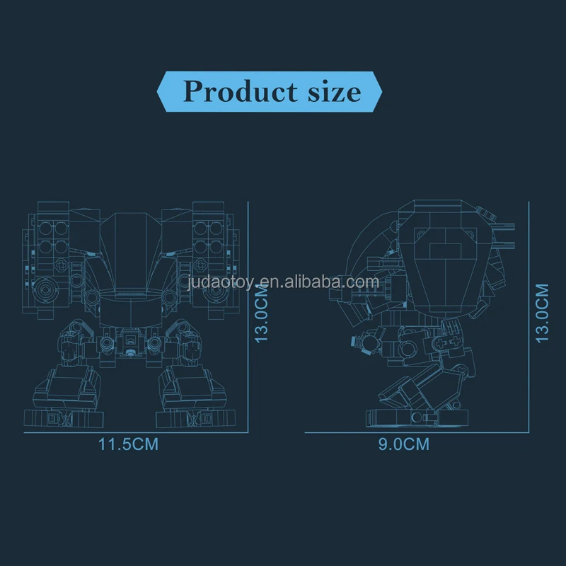 Новое поступление JD022 Starcraft II Набор строительных блоков робота MOC кирпичи наборы поделки маленькая частица Монтессори развивающие игрушки подарок