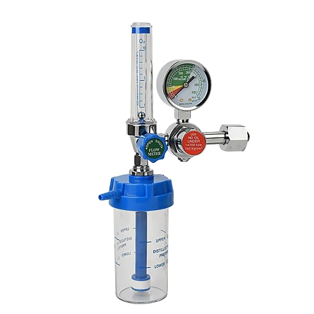 Buoy Type Inhalator Pressure Gauge Pressure Reducing Valve Oxygen Regulator W21.8 G3/4