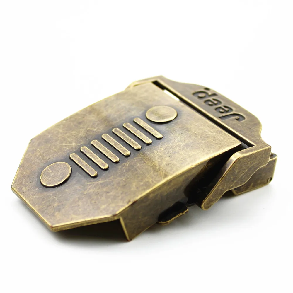 Custom Fashion Antique Men Smooth Metal Canvas Belt Buckle