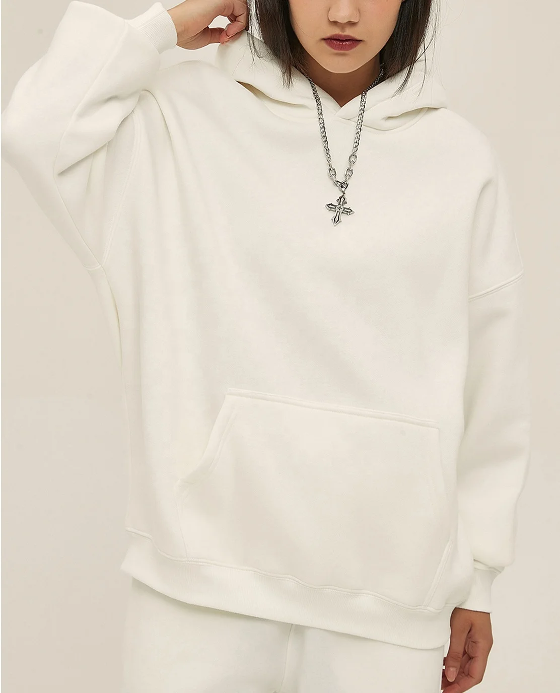OEM Two Pieces Hoodie sweatpants Set Women Oversize Sporty Hoodie Set Women Clothing Anti Shrink