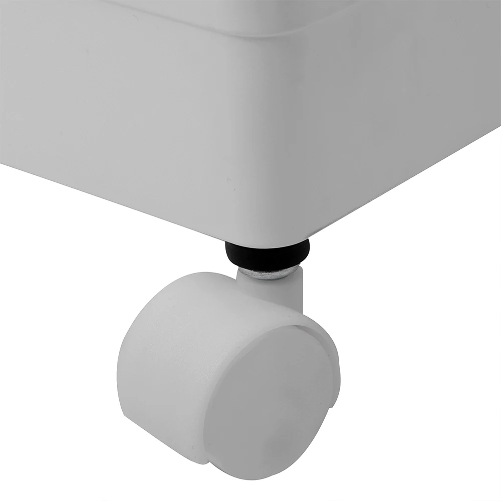 Foldable Steel Trolley Cart Kitchen Storage Dish Rack Modern Kitchen Trolley