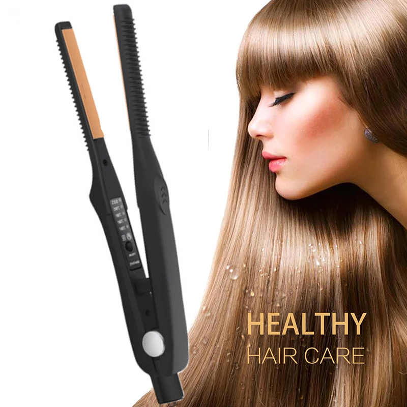 Factory manufacture OEM narrow hair straightener mini portable hair straightener for travel