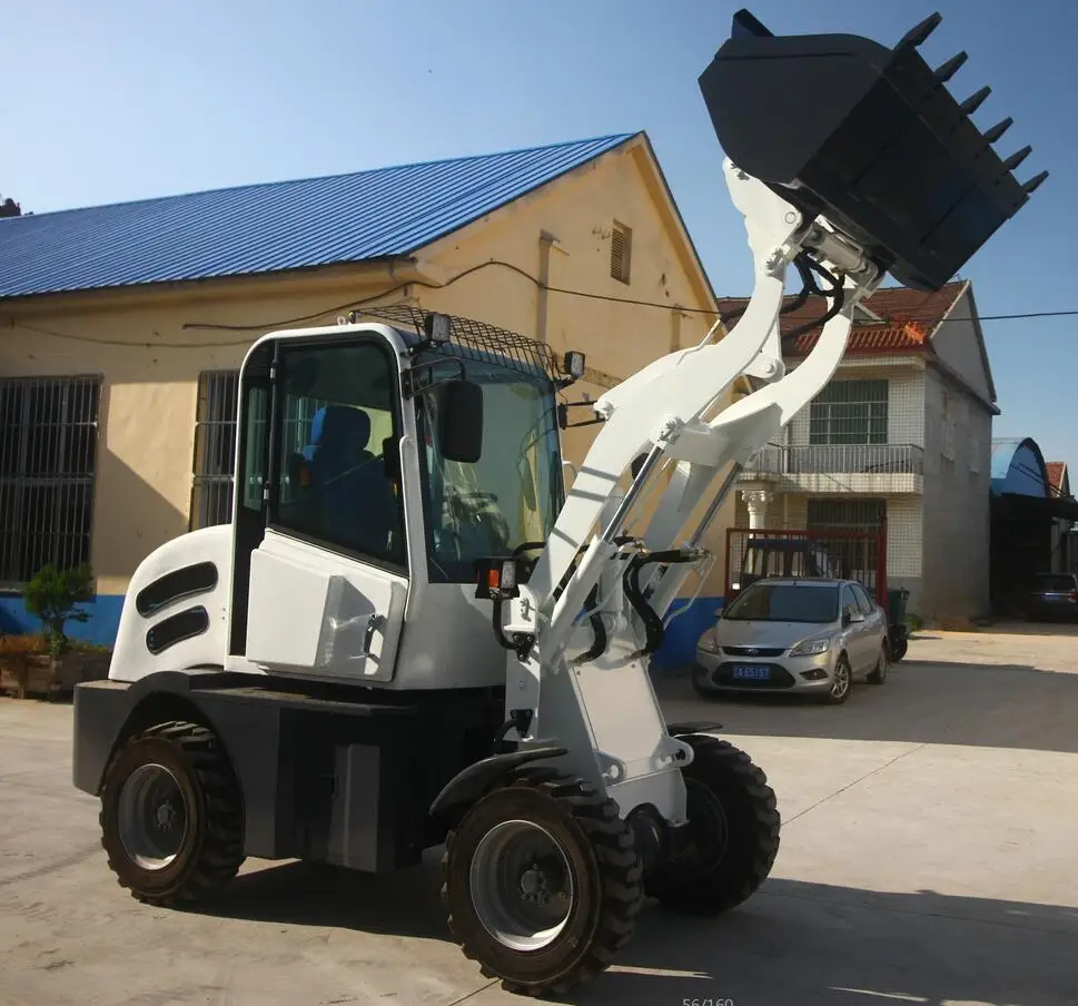 Best Selling European Type New Small Electric Dumper Loader With Different Attachments Mini Front Loader Battery Wheel Loader