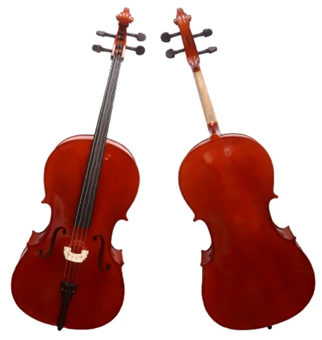 New 3/4 Size Handcrafted Natural High Quality Wooden Cello