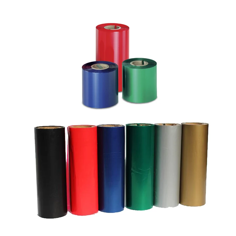 AEBO Factory Golden Silver Thermal Transfer Ribbon Color Wax for Citizen 110mm*300m