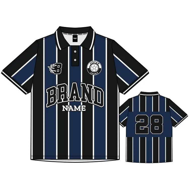 2024 JISTAR Sports Football POLO Shirts Custom Sublimation Retro Soccer Jersey T-shirt Men maillot de Football Uniform
