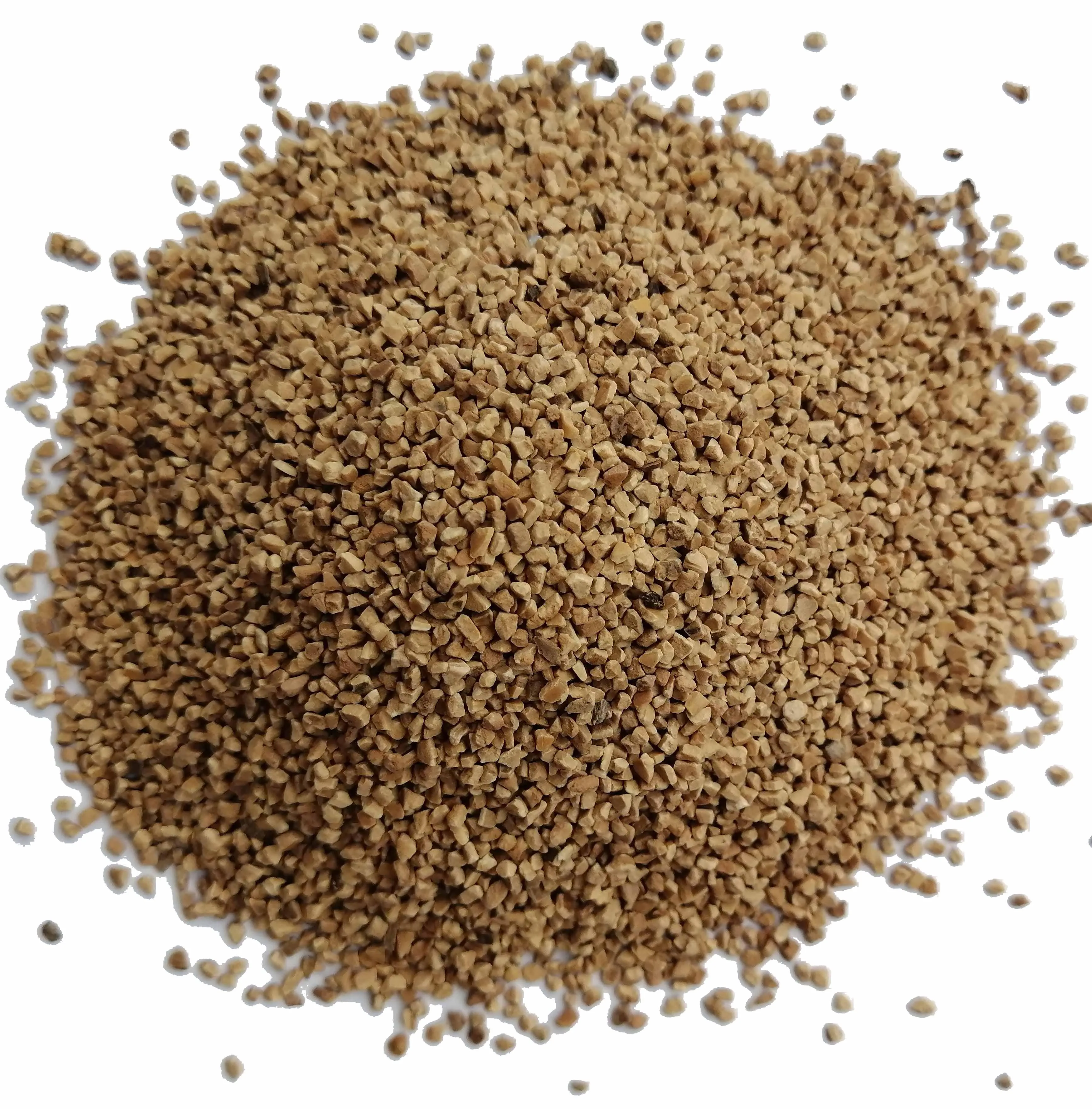 China Top Ten Selling Products Wholesales Walnut Shell Sandblasting Abrasive Grade Crushed 12/20 Walnut Shells Grits