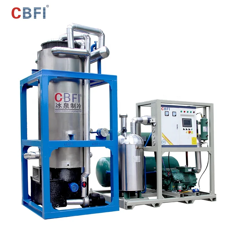 Commercial drinkable round ice making machines tube Ice Machine for Ice factory use